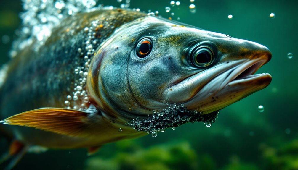 trout and lamprey interaction